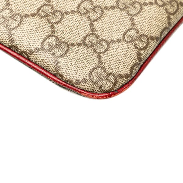 Pre-owned Gucci GG Supreme Tote Brown