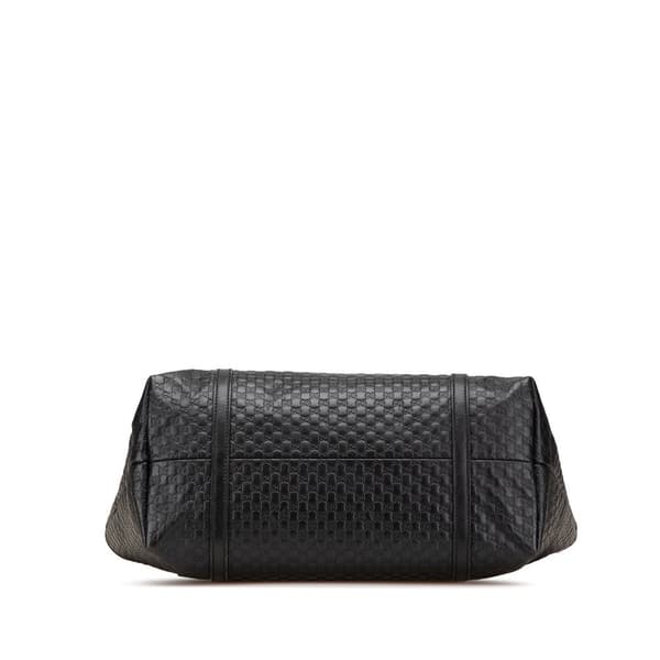 Pre-owned Gucci Microguccissima Joy Tote Black