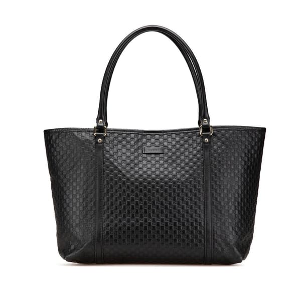Pre-owned Gucci Microguccissima Joy Tote Black