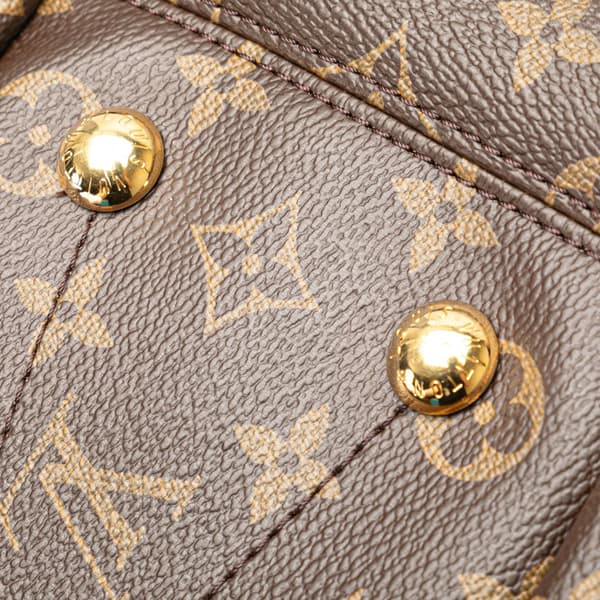 Pre-owned Louis Vuitton Monogram Pallas Shopper Brown