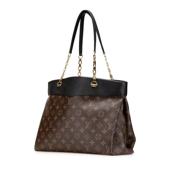 Pre-owned Louis Vuitton Monogram Pallas Shopper Brown