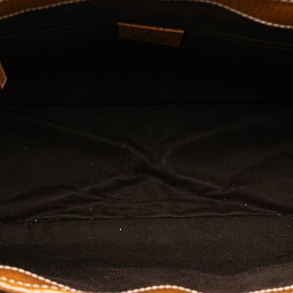 Pre-owned Gucci GG Canvas Tote Brown