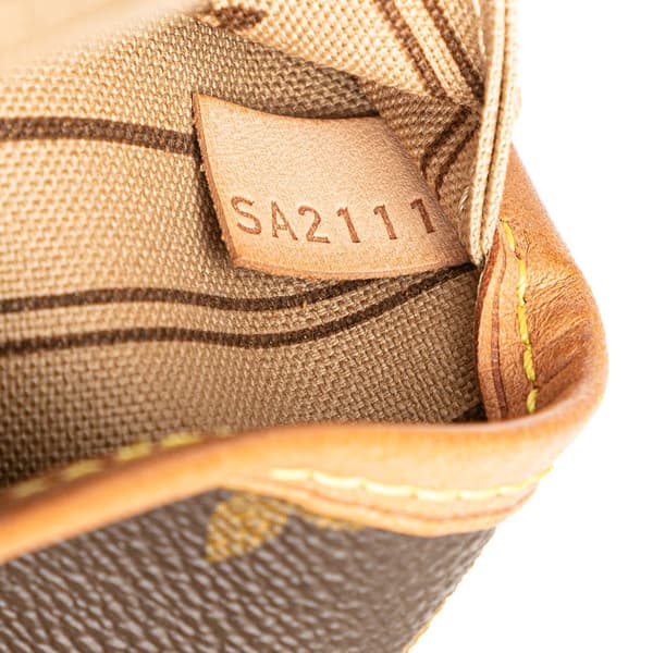 Pre-owned Louis Vuitton Monogram Neverfull MM Brown