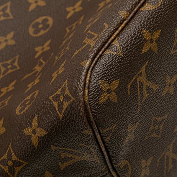 Pre-owned Louis Vuitton Monogram Neverfull MM Brown