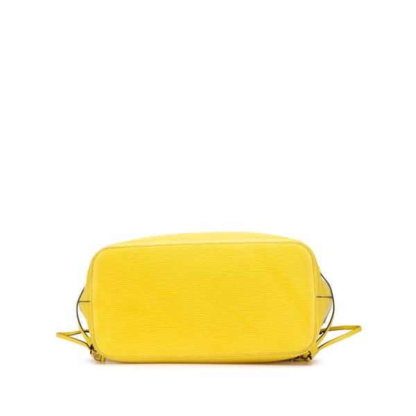 Pre-owned Louis Vuitton Epi Neverfull MM Yellow