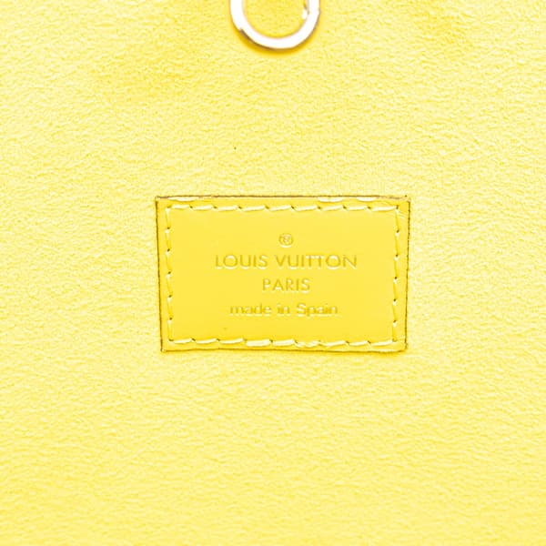 Pre-owned Louis Vuitton Epi Neverfull MM Yellow