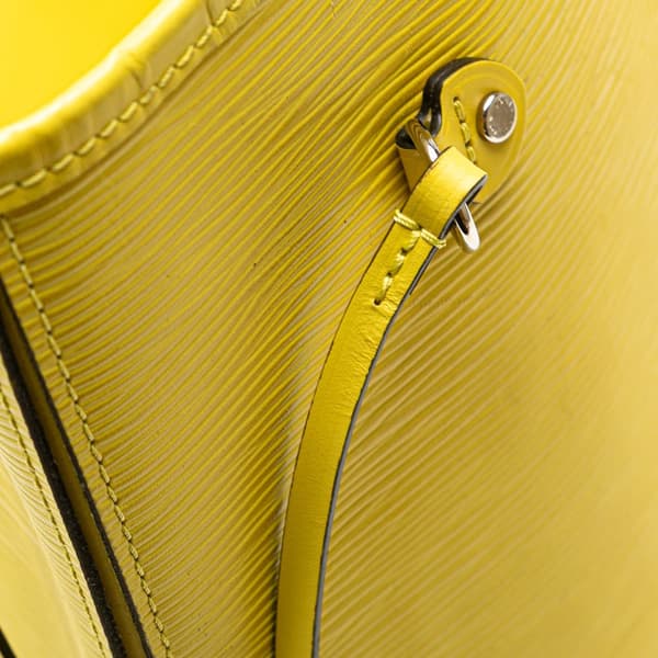 Pre-owned Louis Vuitton Epi Neverfull MM Yellow
