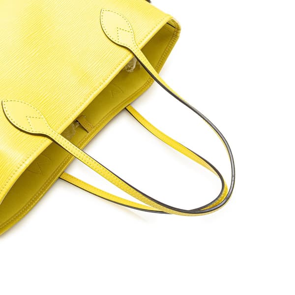Pre-owned Louis Vuitton Epi Neverfull MM Yellow