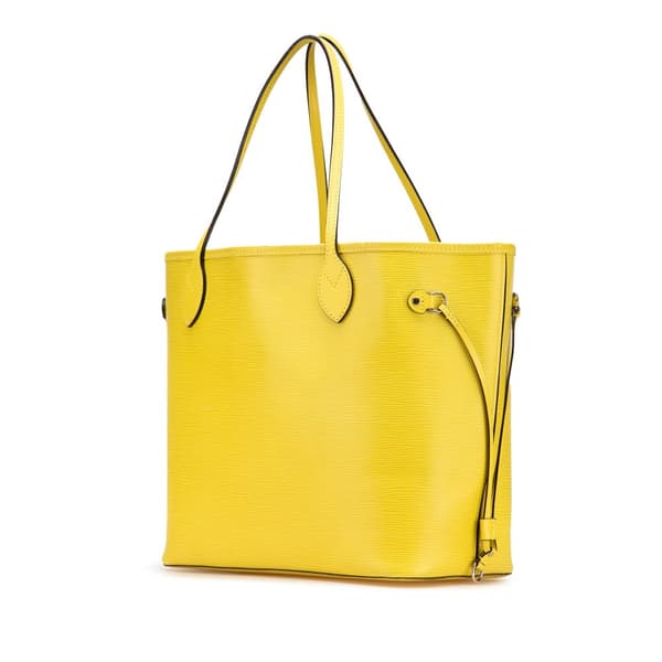 Pre-owned Louis Vuitton Epi Neverfull MM Yellow