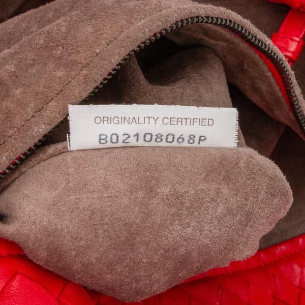 Pre-owned Bottega Veneta Large Nappa Intrecciato Cesta Tote Red