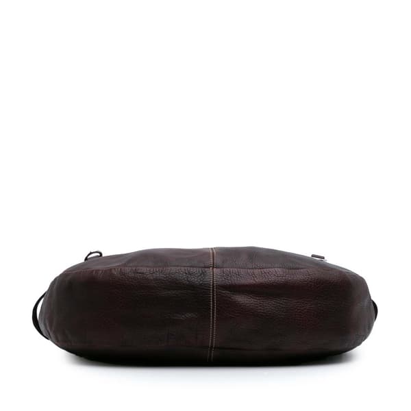 Pre-owned Gucci Leather Tote Brown