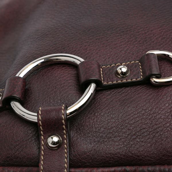 Pre-owned Gucci Leather Tote Brown
