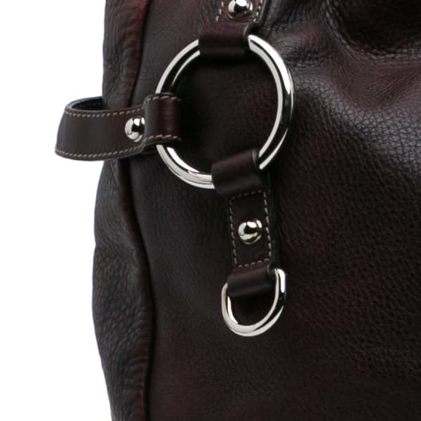 Pre-owned Gucci Leather Tote Brown