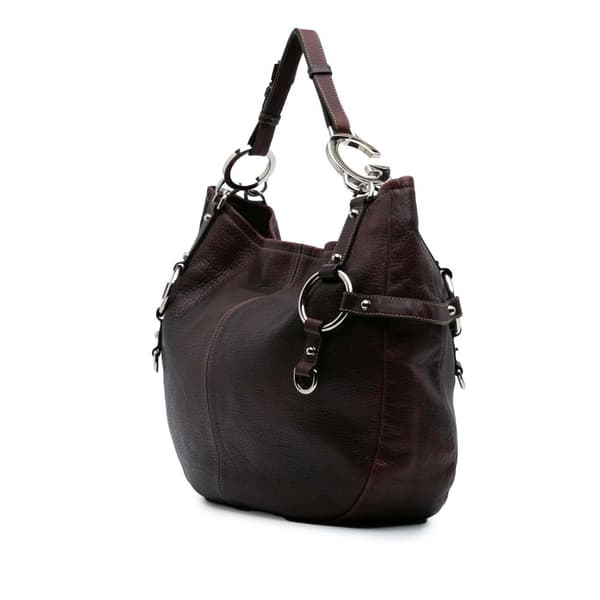 Pre-owned Gucci Leather Tote Brown