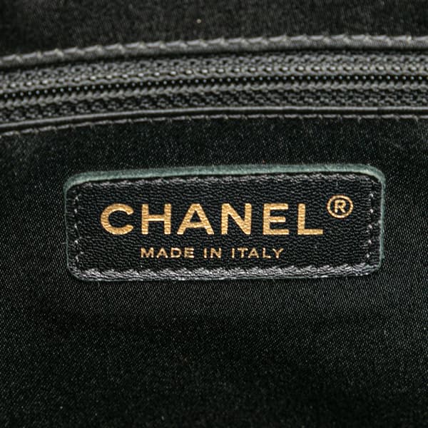 Pre-owned Chanel Caviar Grand Shopping Tote XL Black