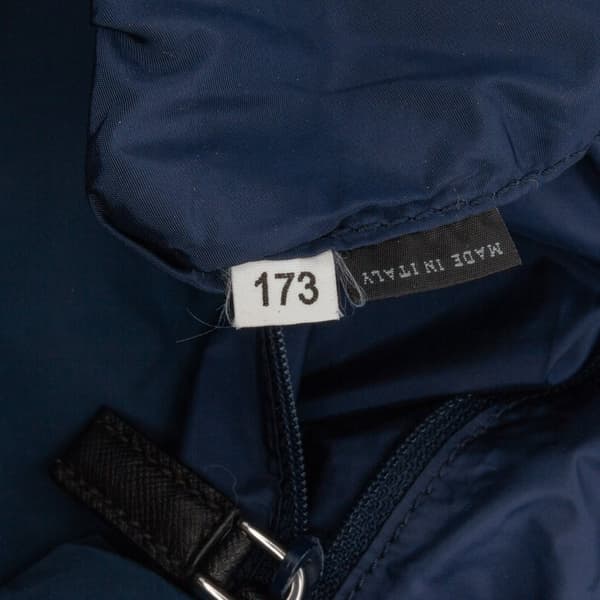 Pre-owned Prada Tessuto Stampato Tote Blue
