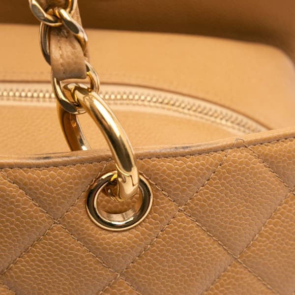 Pre-owned Chanel Grand CC Caviar Timeless Tote Brown