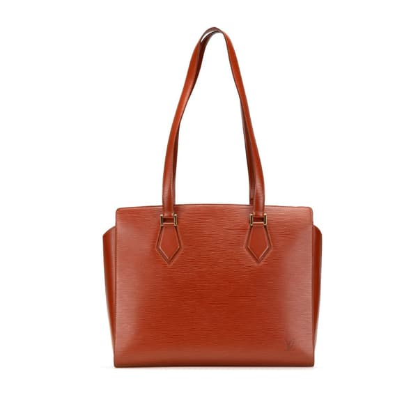 Pre-owned Louis Vuitton Epi Duplex Brown