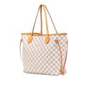 Miniatyrbilde 2 av 10: Pre-owned Louis Vuitton Damier Azur Neverfull MM White