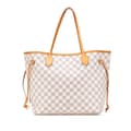 Miniatyrbilde 1 av 10: Pre-owned Louis Vuitton Damier Azur Neverfull MM White