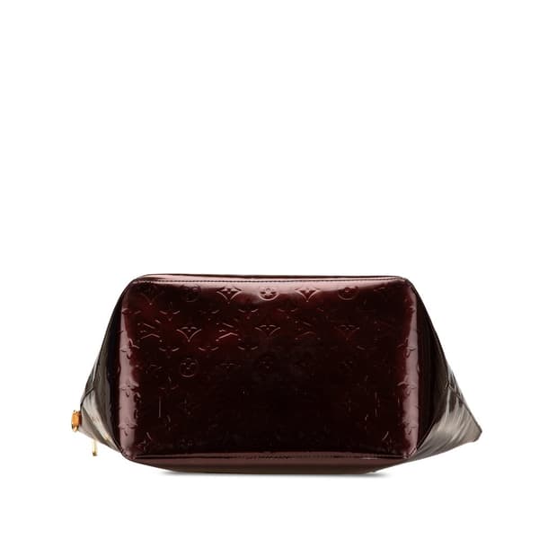 Pre-owned Louis Vuitton Monogram Vernis Bellevue GM Purple