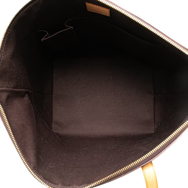 Pre-owned Louis Vuitton Monogram Vernis Bellevue GM Purple