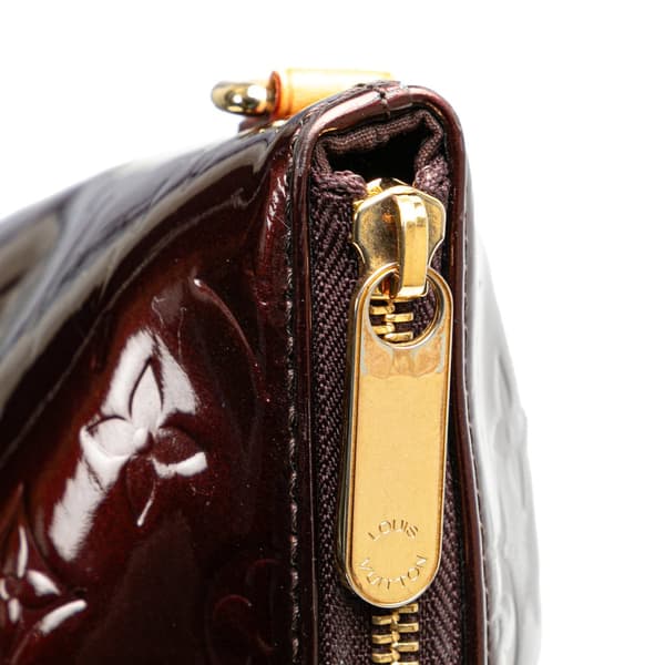 Pre-owned Louis Vuitton Monogram Vernis Bellevue GM Purple