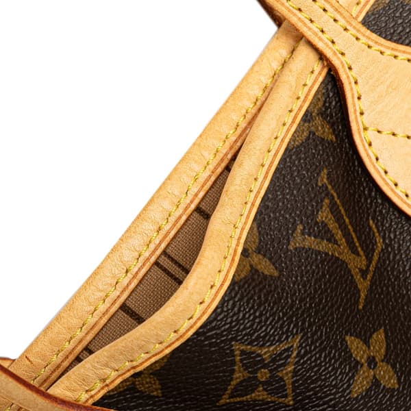 Pre-owned Louis Vuitton Monogram Neverfull MM Brown