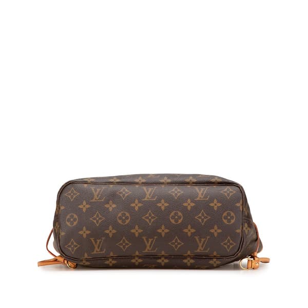 Pre-owned Louis Vuitton Monogram Neverfull PM Brown