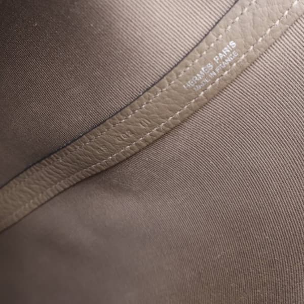 Pre-owned Hermès Toile and Negonda Garden Party 36 Brown