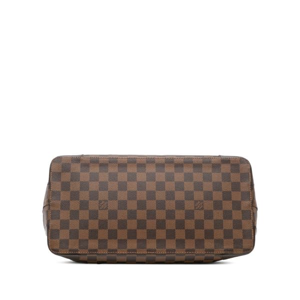 Pre-owned Louis Vuitton Damier Ebene Hampstead MM Brown