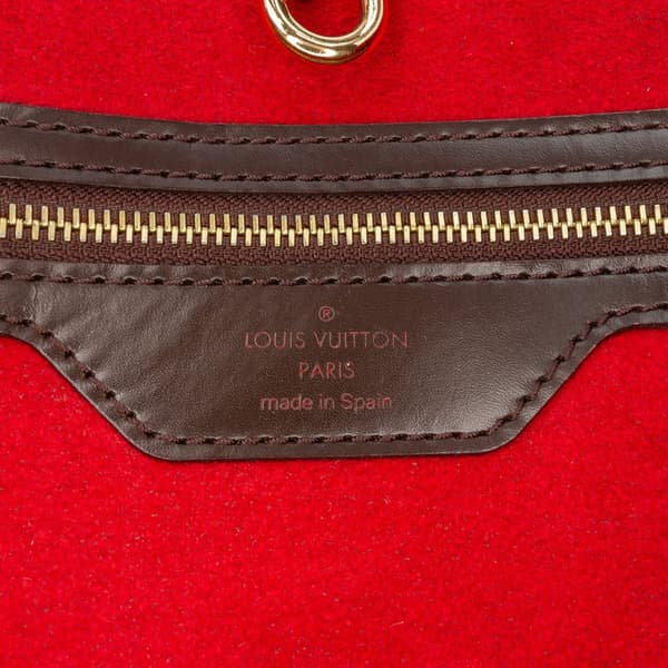 Pre-owned Louis Vuitton Damier Ebene Hampstead MM Brown