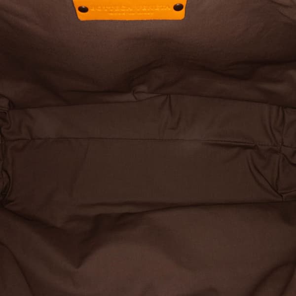 Pre-owned Bottega Veneta Large Nappa Intrecciato Capri Tote Orange