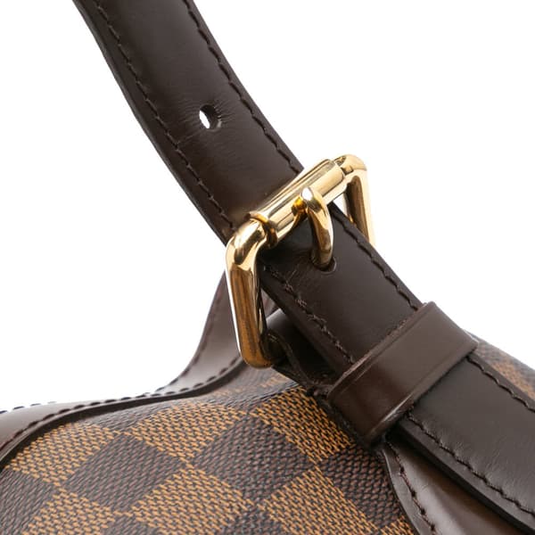 Pre-owned Louis Vuitton Damier Ebene Hampstead MM Brown