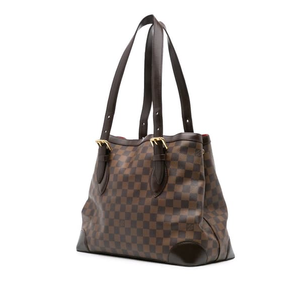 Pre-owned Louis Vuitton Damier Ebene Hampstead MM Brown