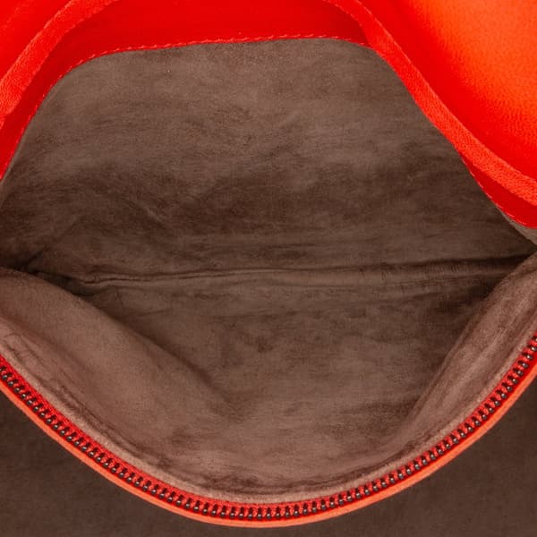 Pre-owned Bottega Veneta Nappa Intrecciato Parachute Tote Red