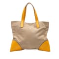 Miniatyrbilde 1 av 7: Pre-owned Prada Cinghiale Trimmed Canapa Tote Brown