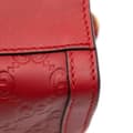 Miniatyrbilde 8 av 9: Pre-owned Gucci Small Guccissima Padlock Tote Red