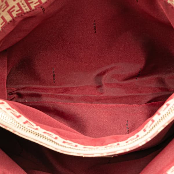 Pre-owned Fendi Zucchino Canvas Tote Brown