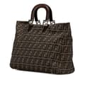 Pikkukuva 2 / 10: Pre-owned Fendi Large Zucca Canvas Twins Tote Brown