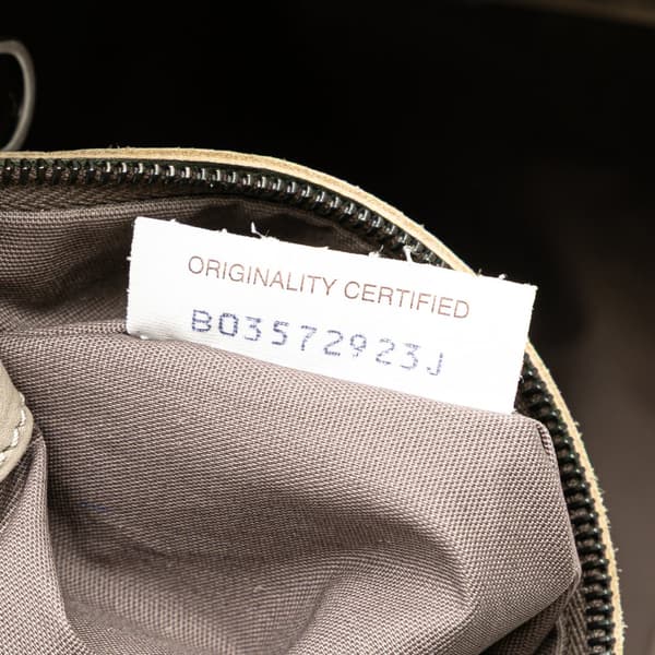 Pre-owned Bottega Veneta Leather Intrecciato Side Zip Tote Gray