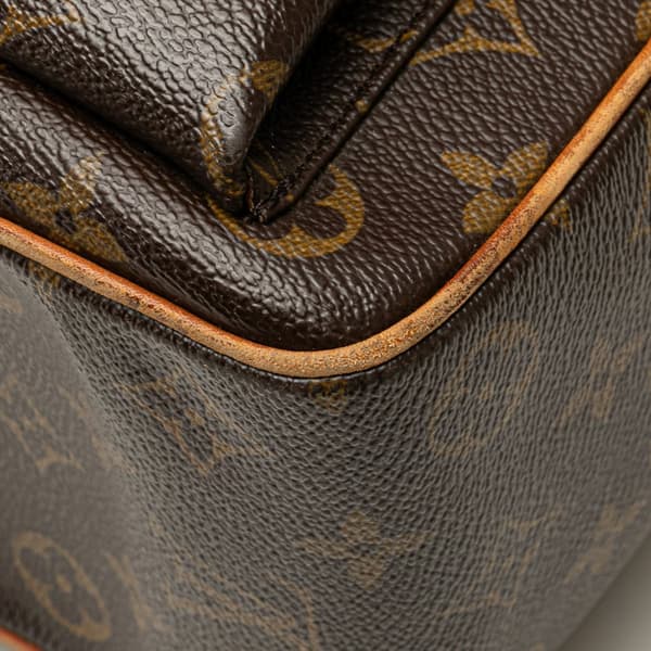 Pre-owned Louis Vuitton Monogram Multipli Cite Brown
