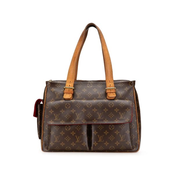 Pre-owned Louis Vuitton Monogram Multipli Cite Brown