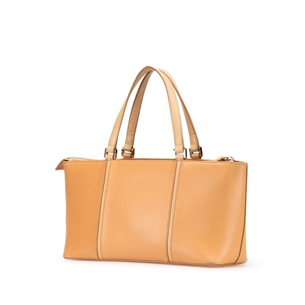 Pre-owned Burberry Leather Tote Brown
