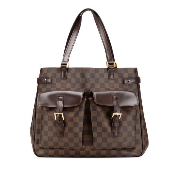 Pre-owned Louis Vuitton Damier Ebene Uzes Brown
