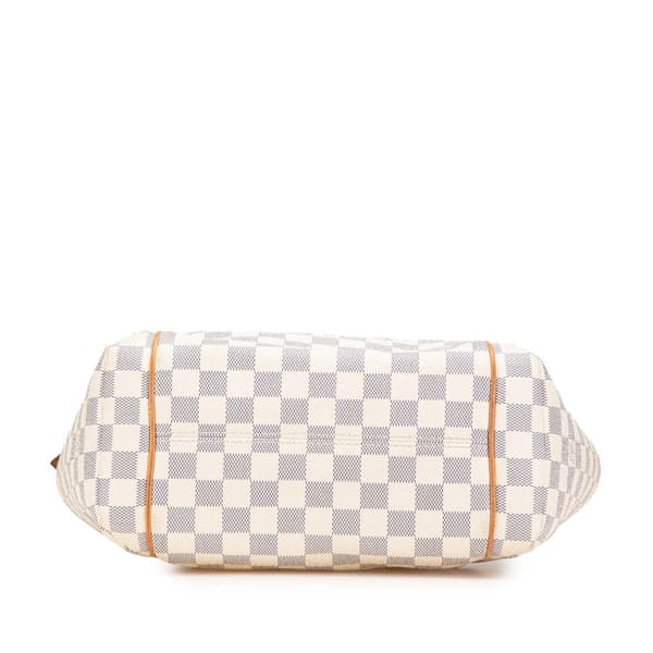 Pre-owned Louis Vuitton Damier Azur Totally PM White