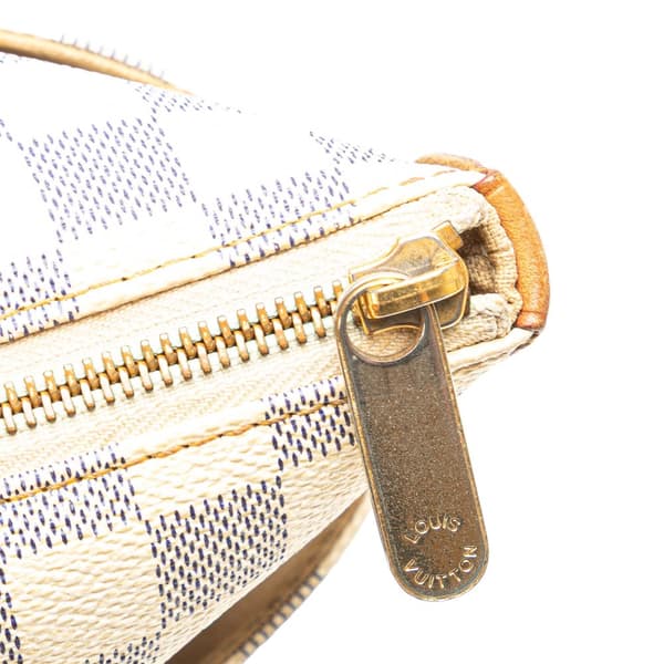 Pre-owned Louis Vuitton Damier Azur Totally PM White