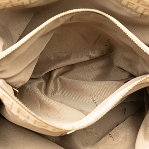 Pre-owned Fendi Zucchino Canvas Tote Brown
