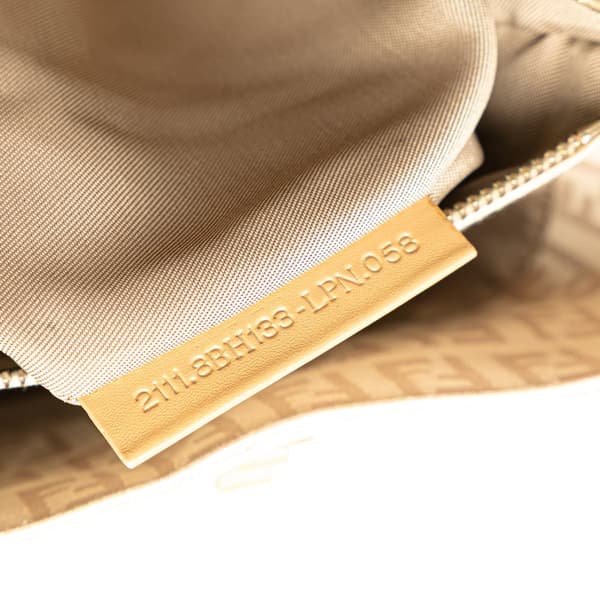 Pre-owned Fendi Zucchino Canvas Tote Brown