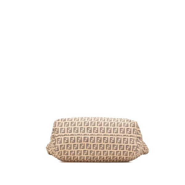Pre-owned Fendi Zucchino Canvas Tote Brown